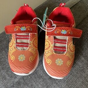 Disney Junior Elena of Avalor Girls Sneakers Sz 7 Princess Athletic Shoe No Tie